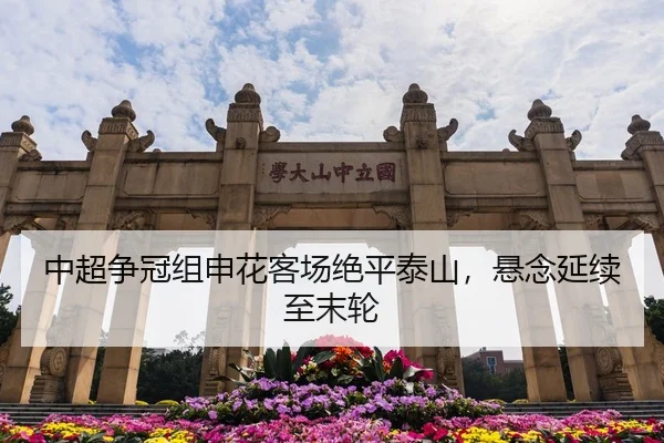 中超争冠组申花客场绝平泰山，悬念延续至末轮